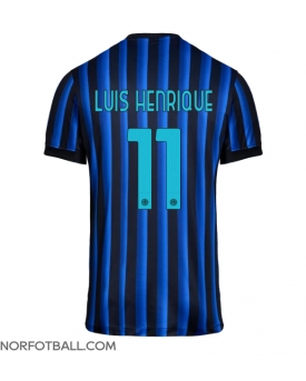 Billige Fotballdrakt Inter Milan Luis Henrique #11 Replika Hjemmedrakt 2025-26 Kortermet Billige Fotballdrakt Inter Milan Luis Henrique #11 Replika Hjemmedrakt 2025-26 Kortermet